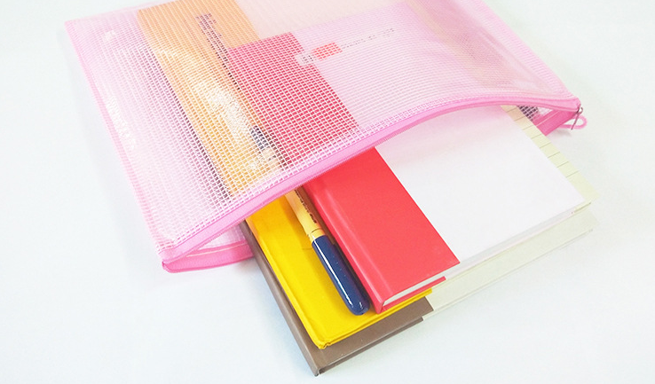 EVA grid stationery bag