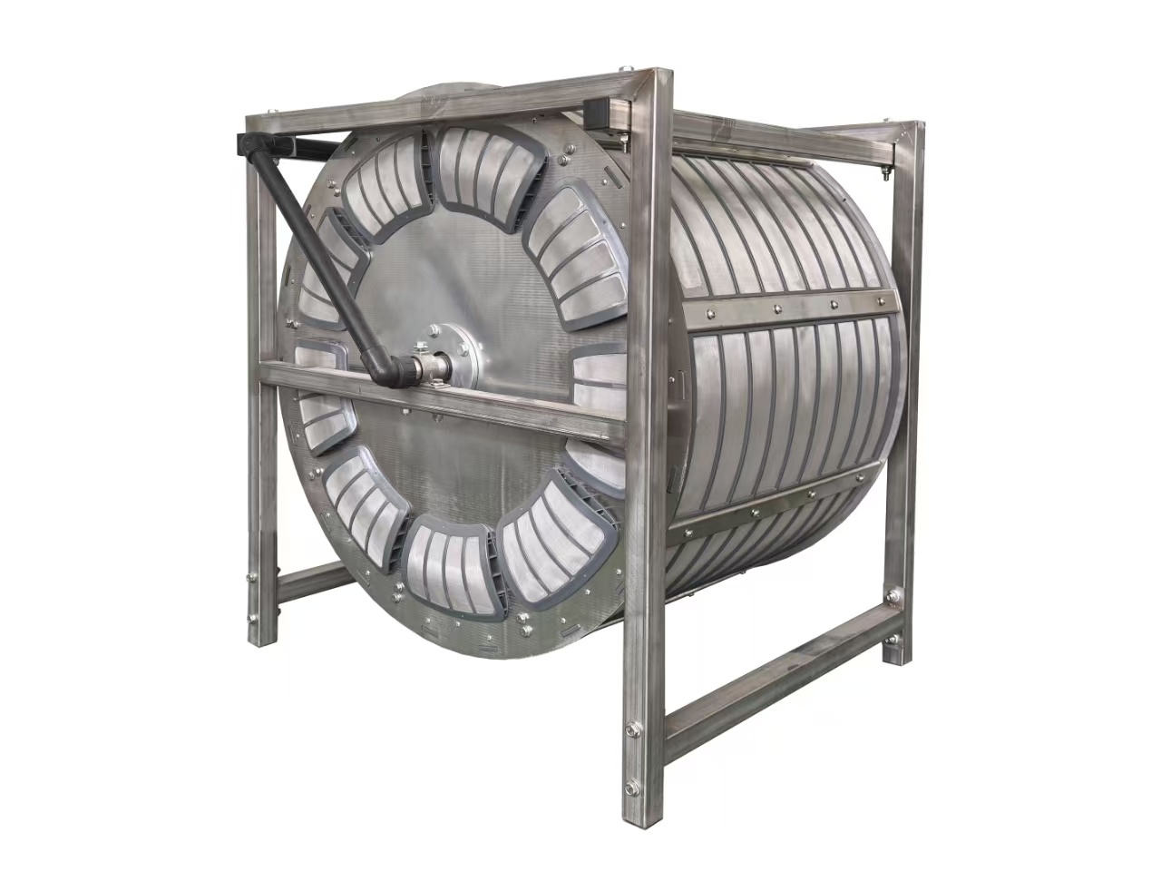 Hydrodynamic high-efficiency pre-backwash filter