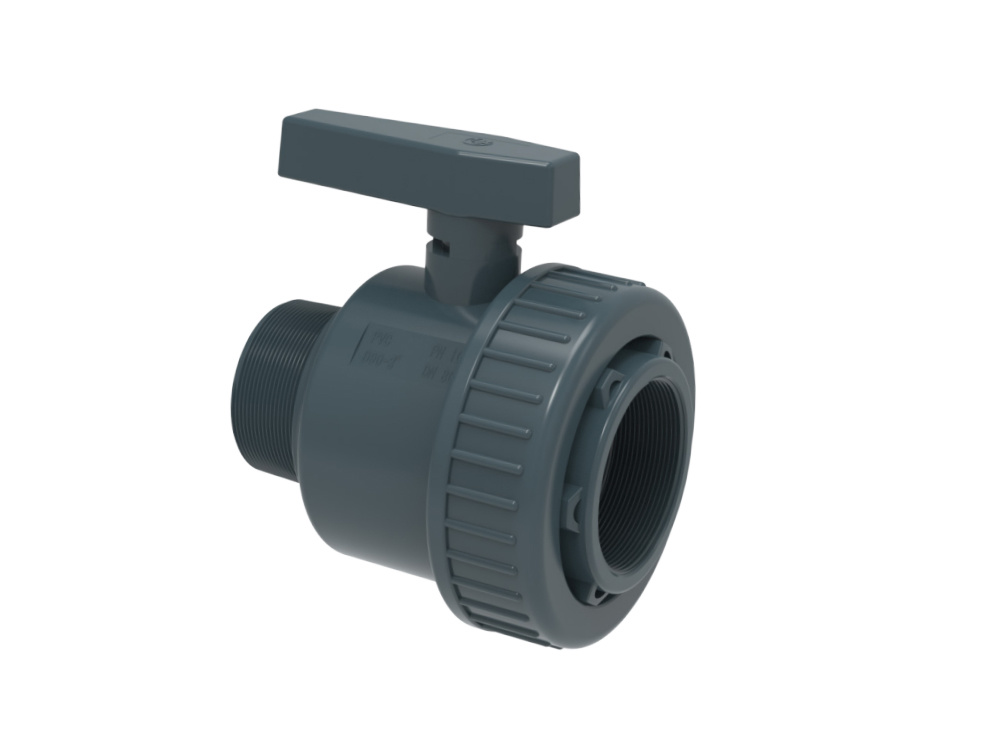 PVC-U irrigation ball valve- Female male thread