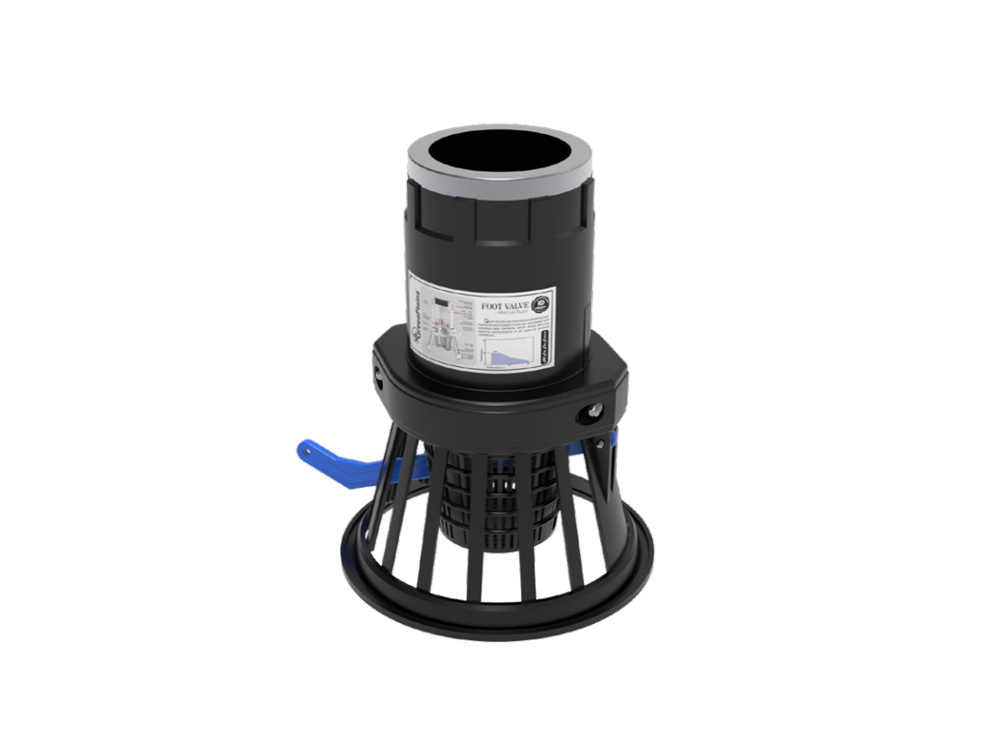 HD foot valve-Female thread-Manual flush