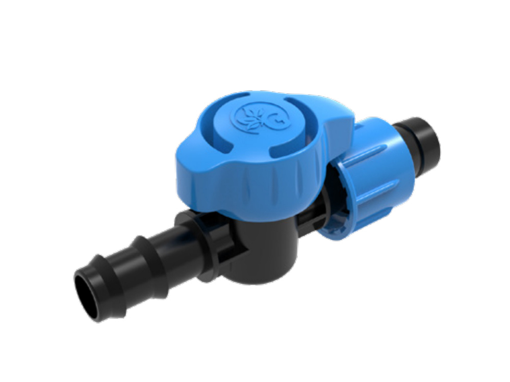 Mini valve barbed for tape (POM)