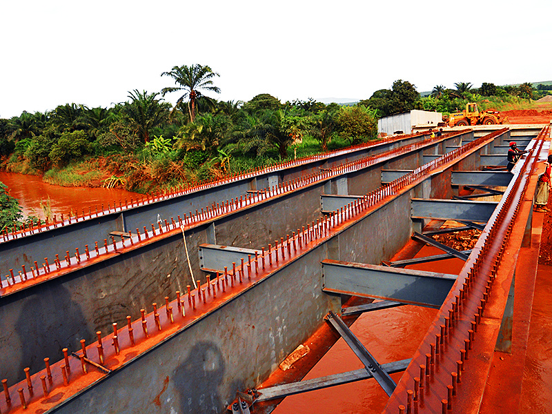 坦桑尼亚LUICHE河钢桥制作安装