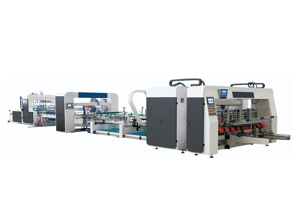 Automatic folder gluer stitcher machine