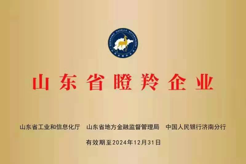 山东省瞪羚企业