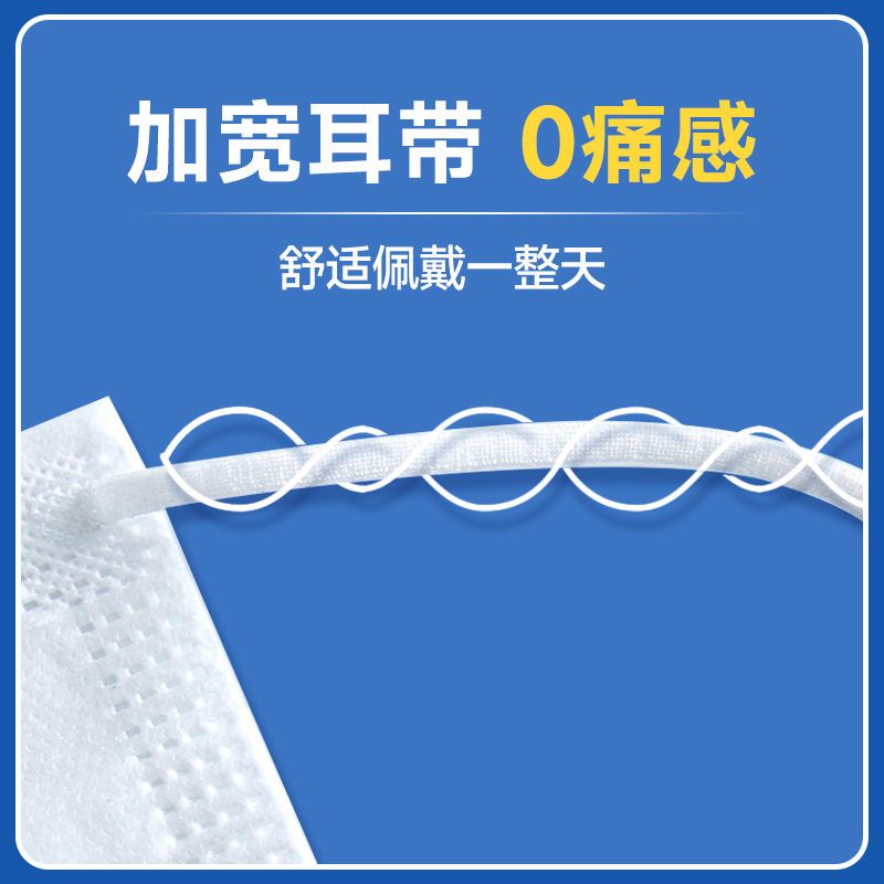 獨(dú)立包裝藍(lán)白黑三色醫(yī)用外科口罩