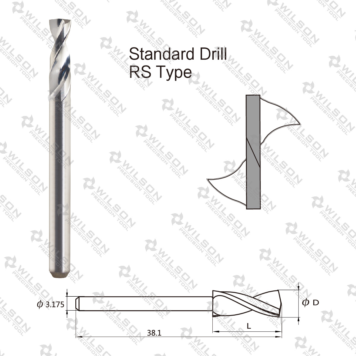Standard drill rs type shanghai well sun precision tool co ltd