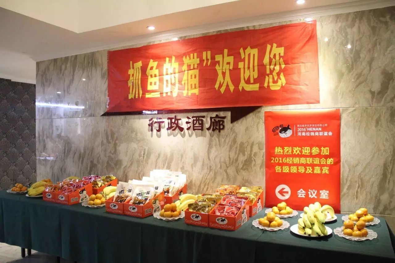 抓魚的貓成功召開河南省經銷商聯誼會