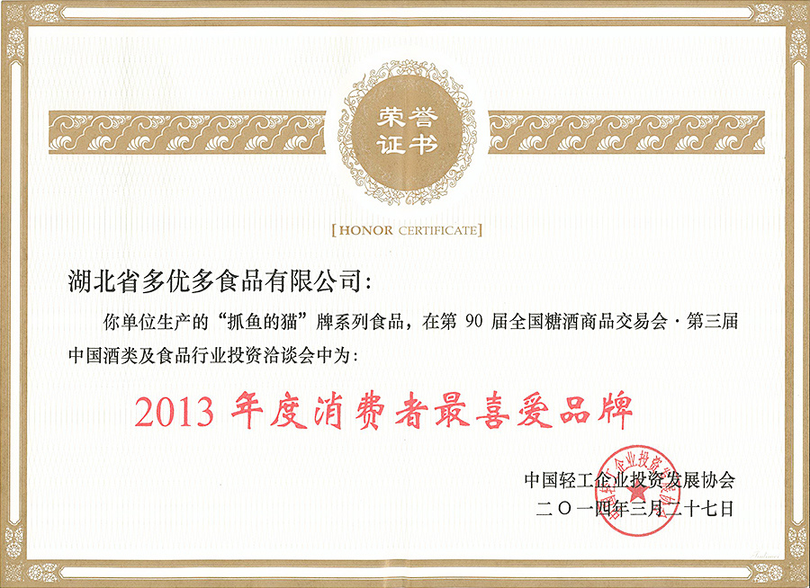2013消費者最喜愛品牌