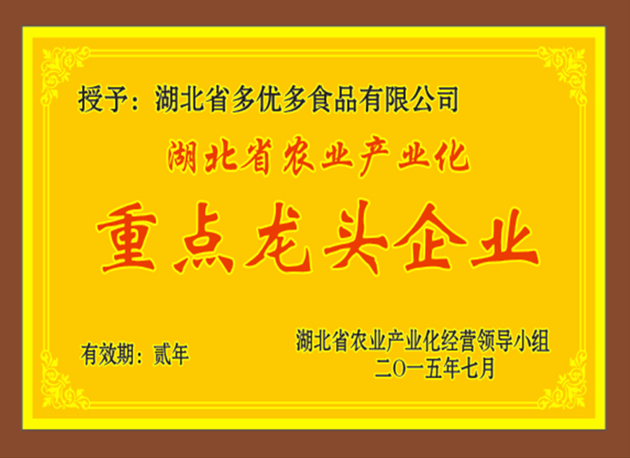 2015-2017省級龍頭企業(yè)