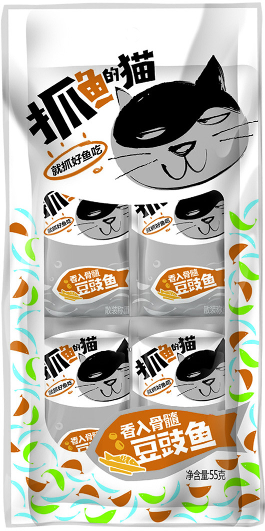 55g豆豉魚