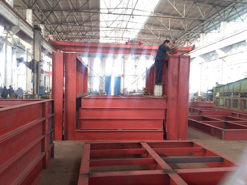 Glass industry steel structure