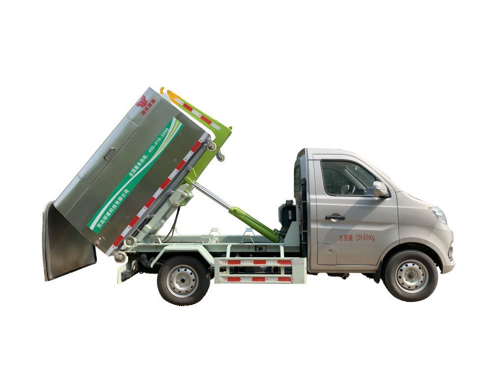 凱達3T車廂可卸式垃圾車（鉤臂車）-汽油版