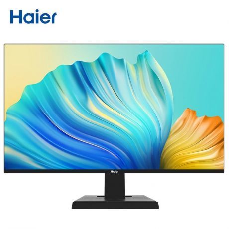 海爾（Haier）23.8英寸 三邊微邊框 廣視角 可壁掛 商用家用 個人辦公 液晶顯示器