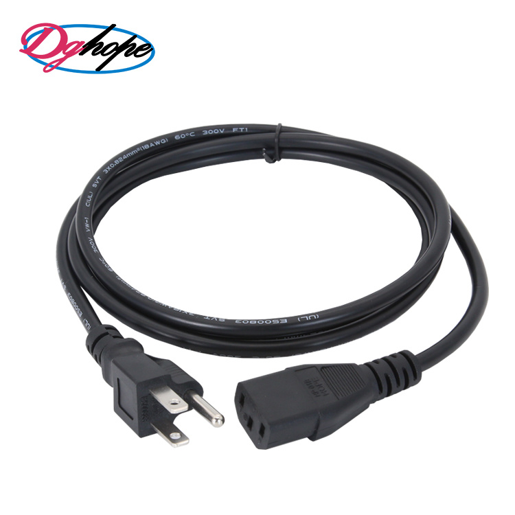 UL certified power cord  3Pin plug