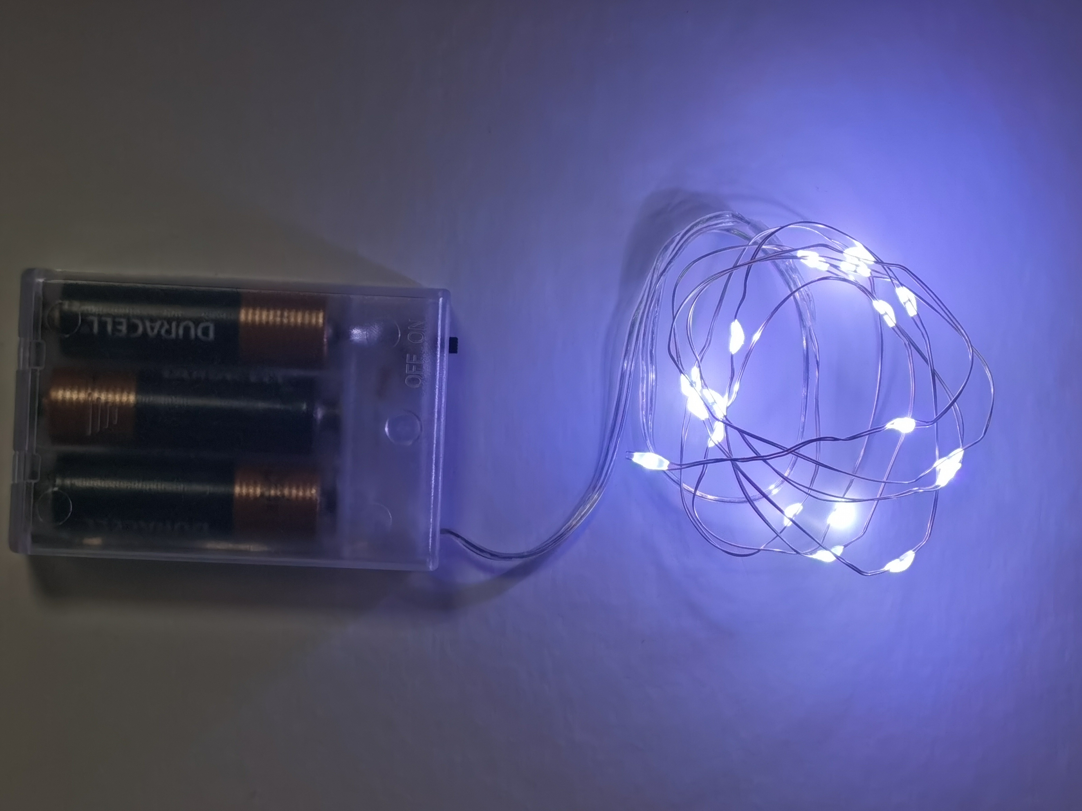 LED copper wire battery operate lights