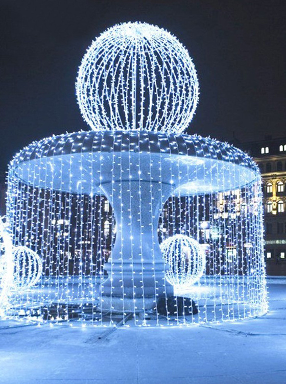 Ice strip lamp curtain lamp