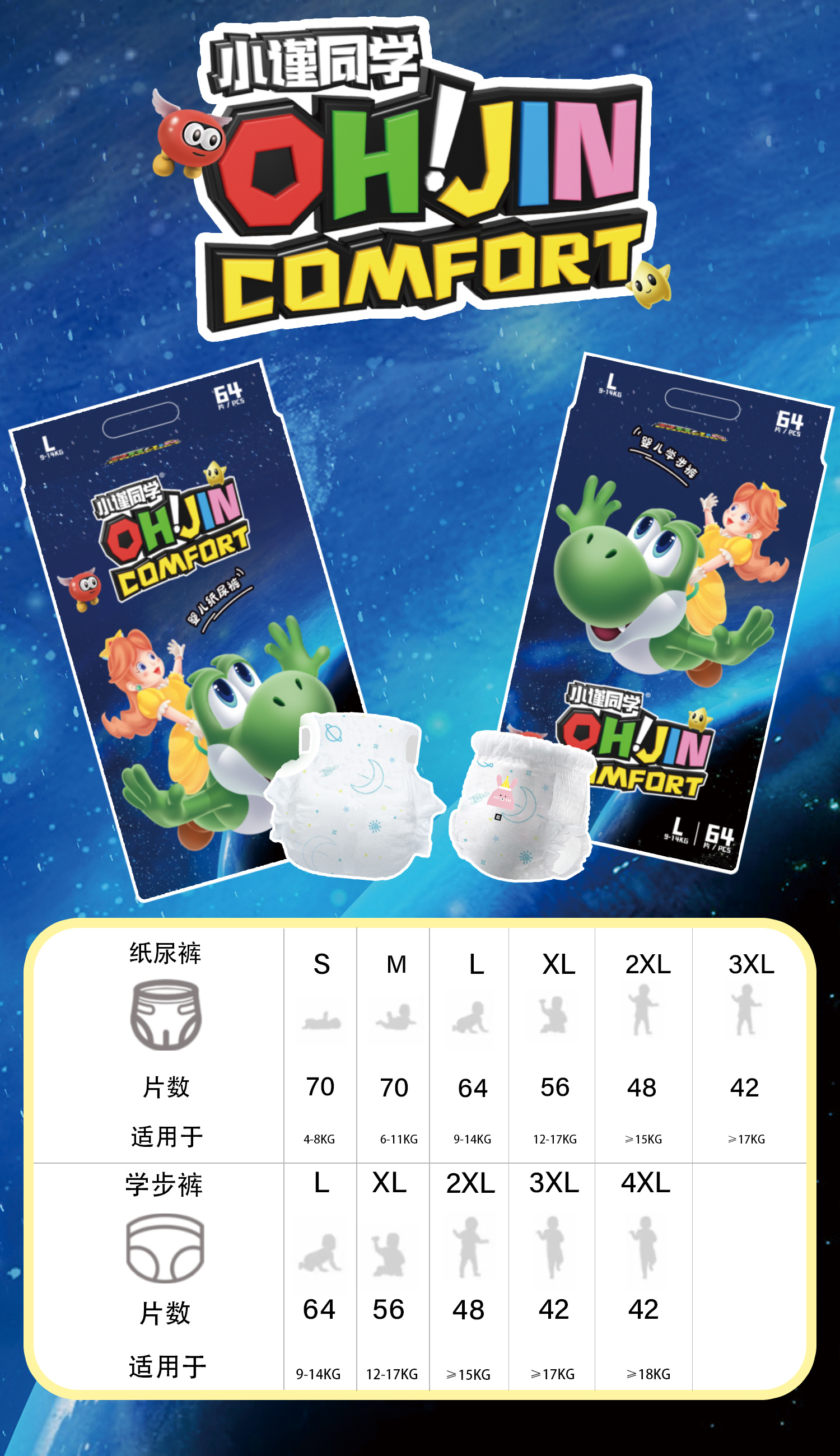 小瑾同學紙尿褲