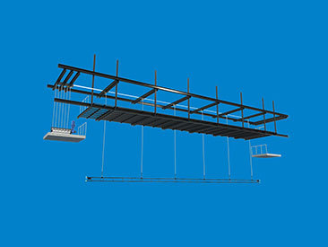 Electric lifting boom