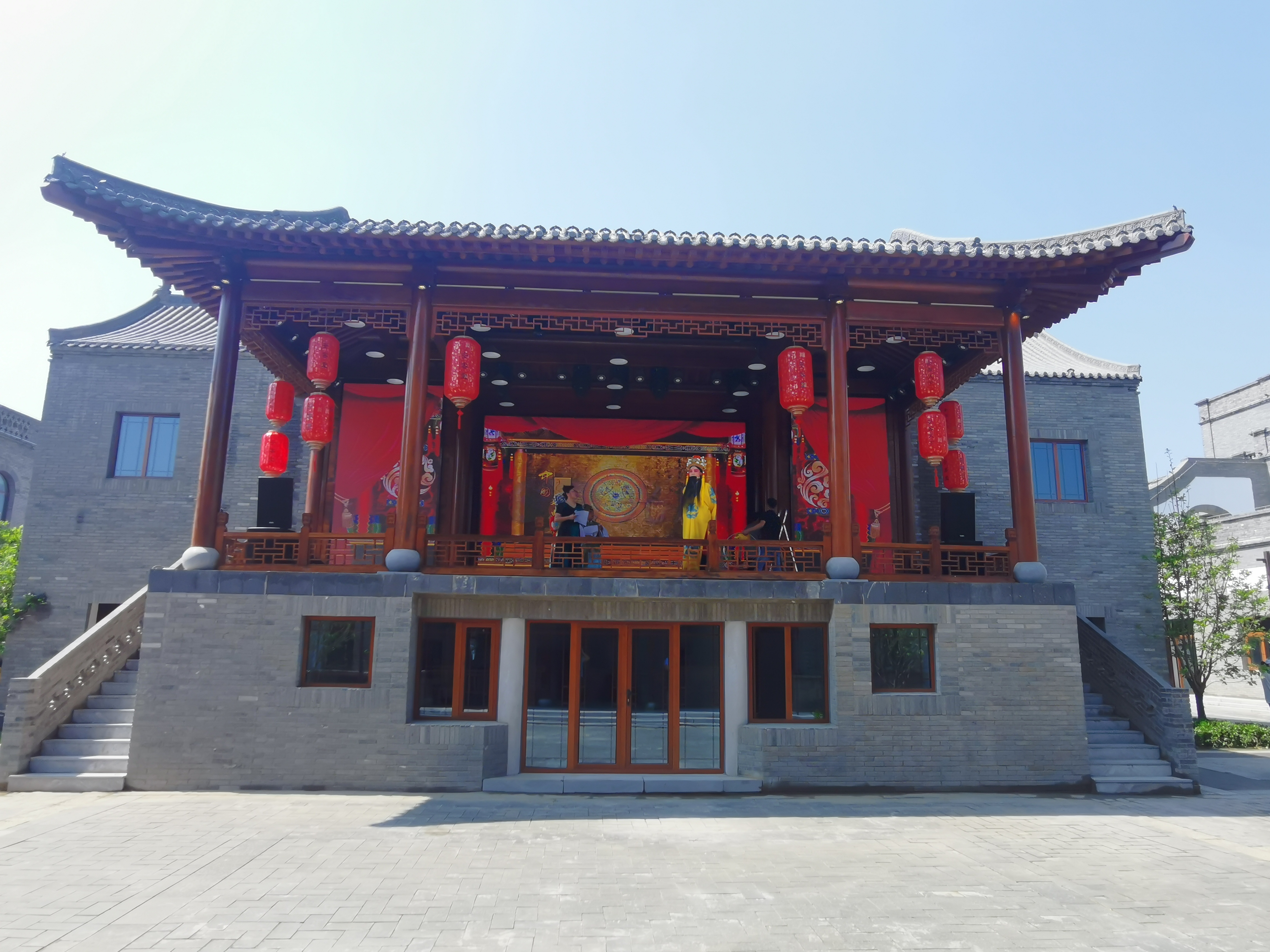 Anguo City Traditional Chinese Medicine Culture Industrial Park · Qizhou Kanggu Lighting and Sound LED Screen Project