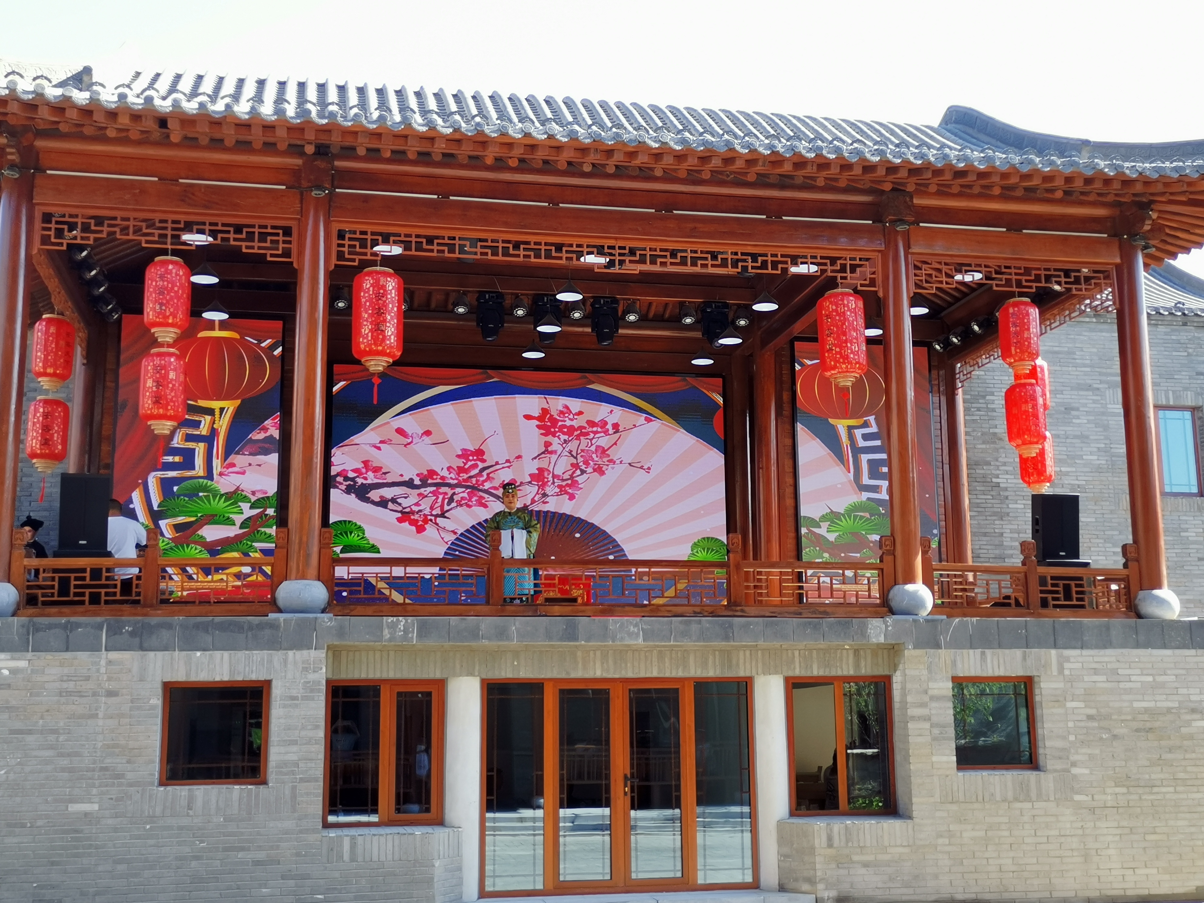 Anguo City Traditional Chinese Medicine Culture Industrial Park · Qizhou Kanggu Lighting and Sound LED Screen Project