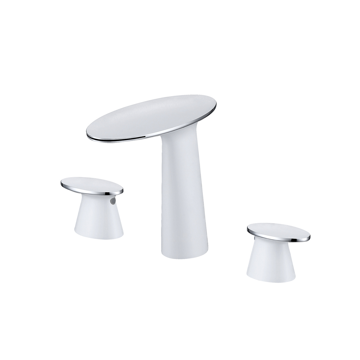 Three-hole basin faucet