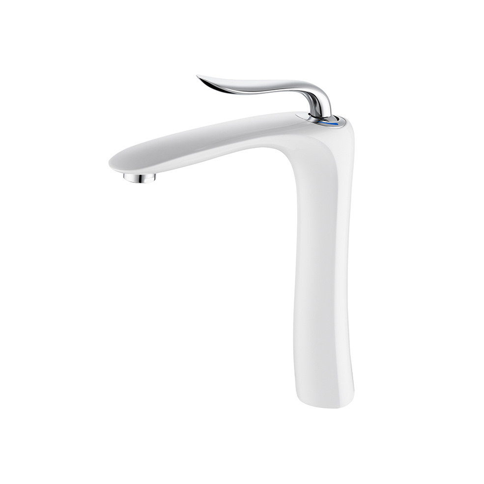 High basin faucet