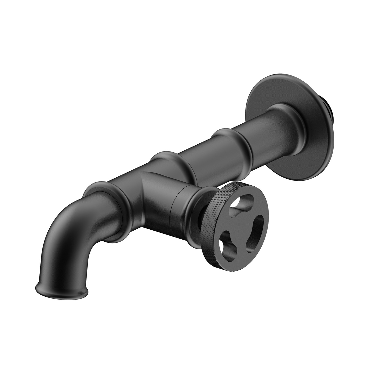 Side open extended spout