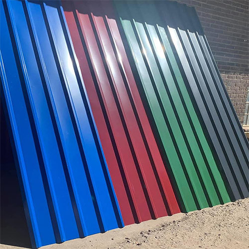 SPCC Color Prepainted Corrugated Metal Steel PPGI Steel Roofing Sheet