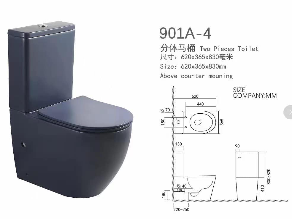 Two-piece toilet