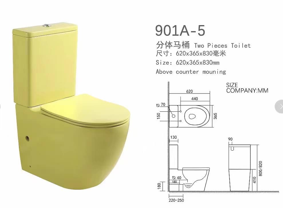 Two-piece toilet