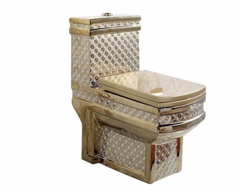Electroplate Toilet