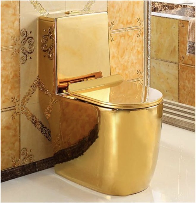 Electroplate Toilet