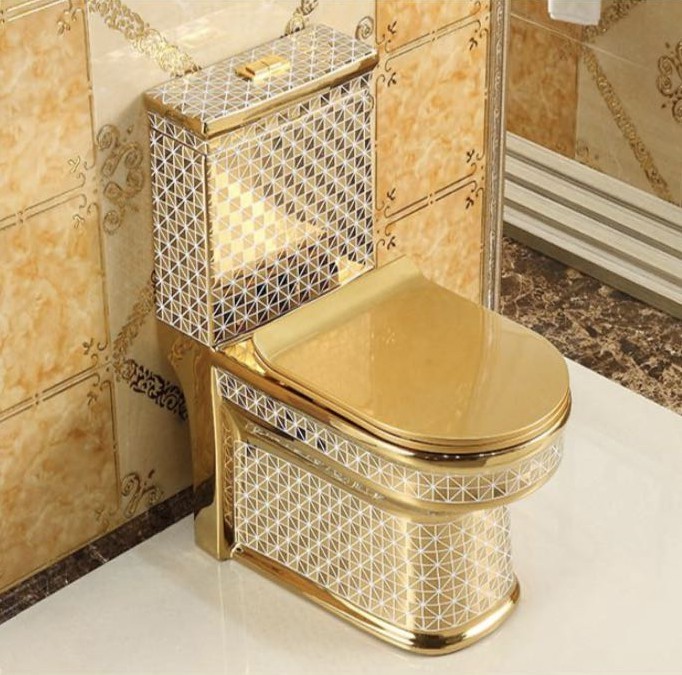 Electroplate Toilet