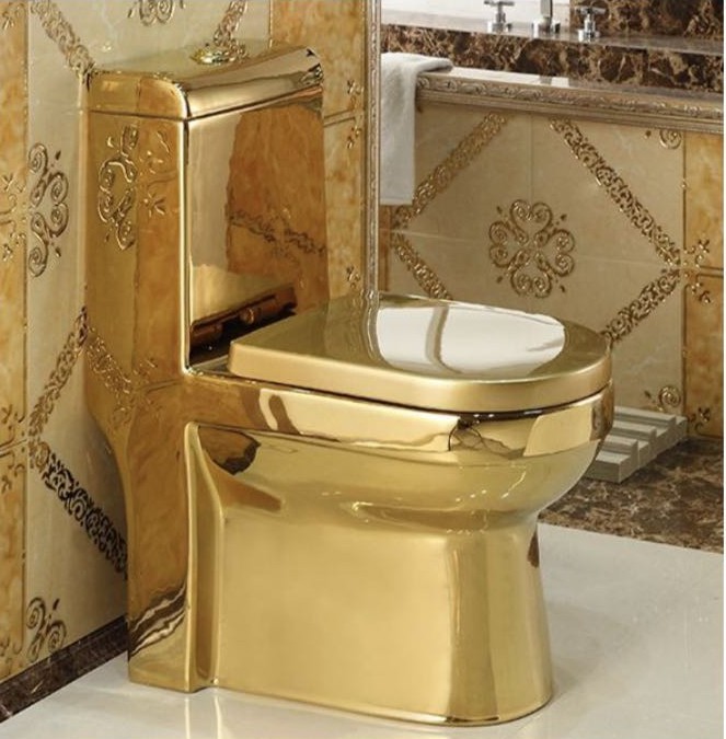 Electroplate Toilet