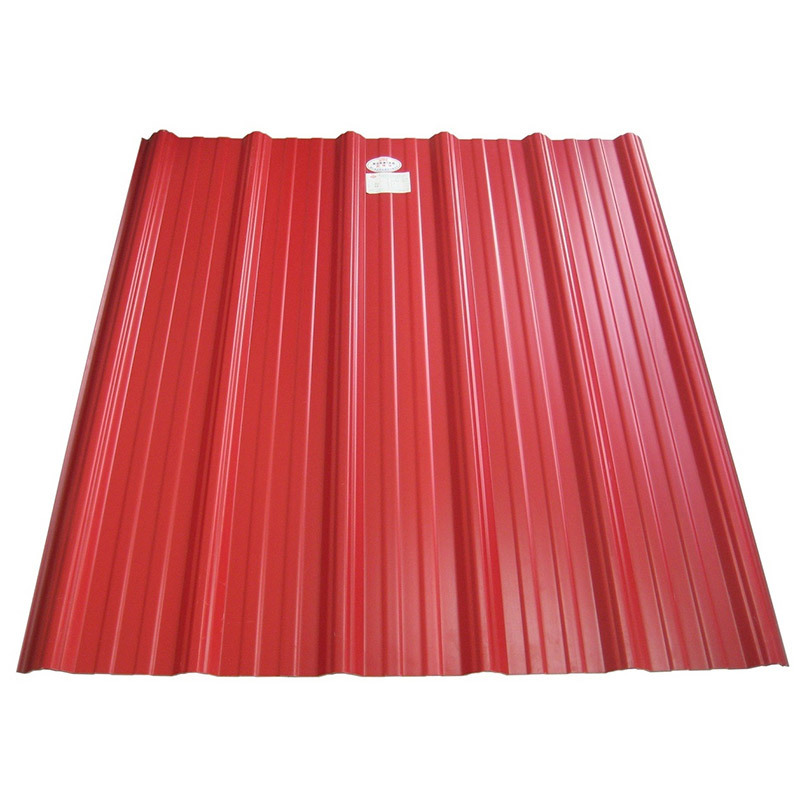 Hoja de techo trapezoidal 1130 UPVC Hoja de techo de resina sintética ASA