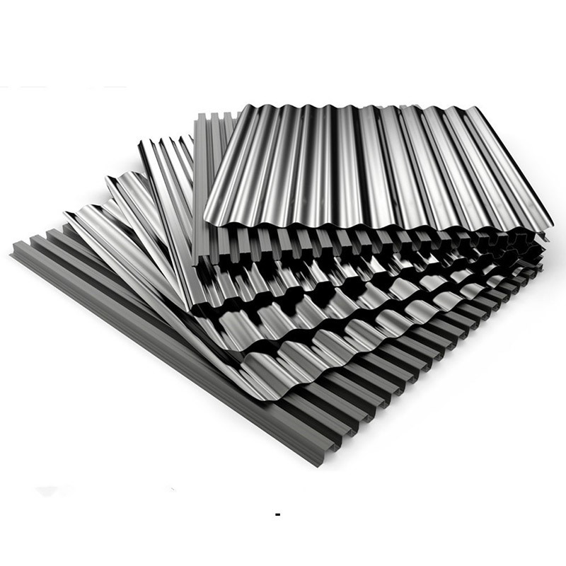 Material de construcción ppgl color prepintado corrugado acero metal recubierto de zinc para techos
