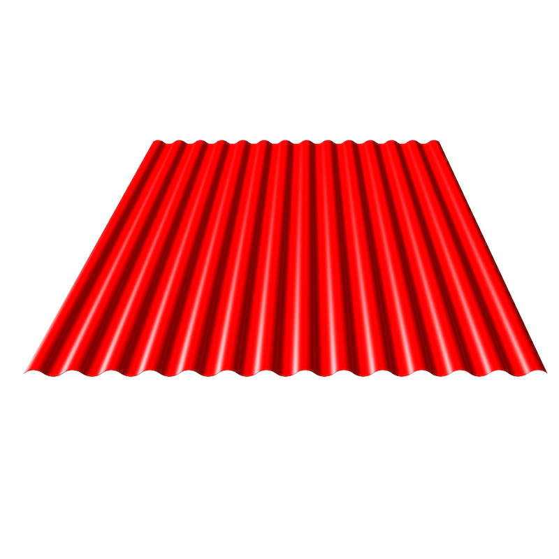 Factory Zinc Coated Iron Metal Corrugated Prepainted Galvanized Roof Tile Color Coated Wave Steel Sheet