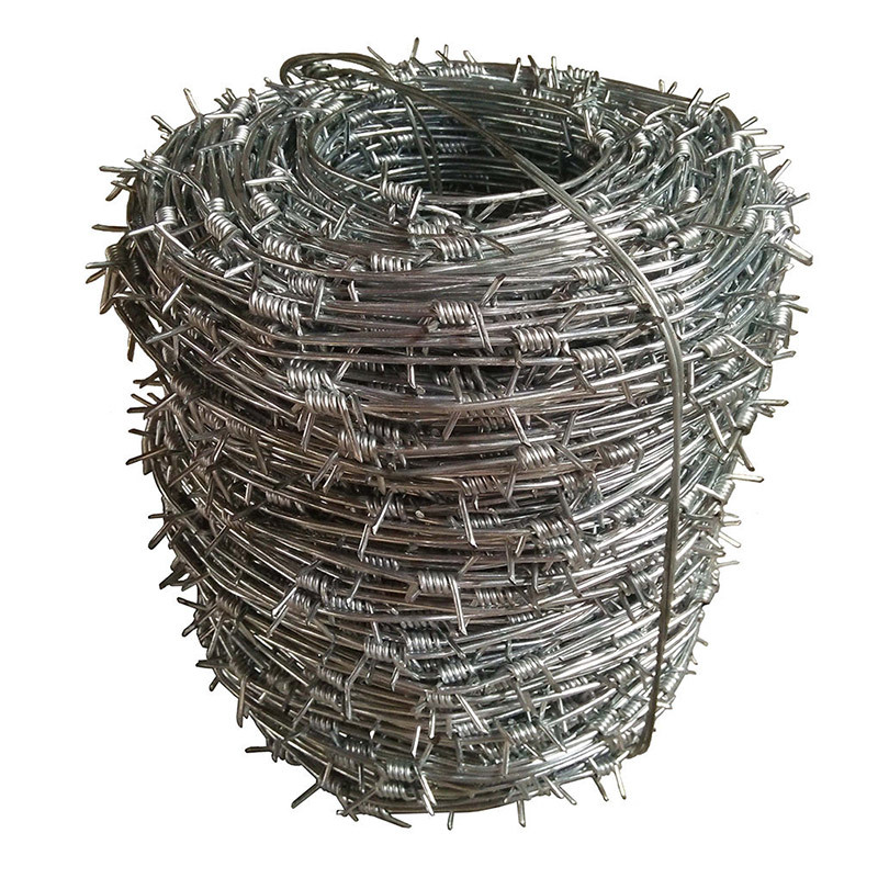 Galvanized and PVC coated twisted barb wire