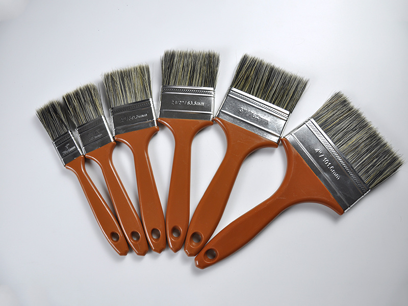 Nylon bristle mixed paint brush
