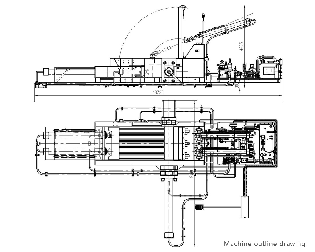 TC-E30A(f) Metal Hydraulic Baler