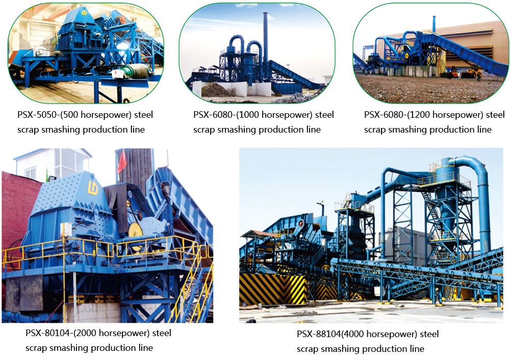 PSX Series steel scrap production line