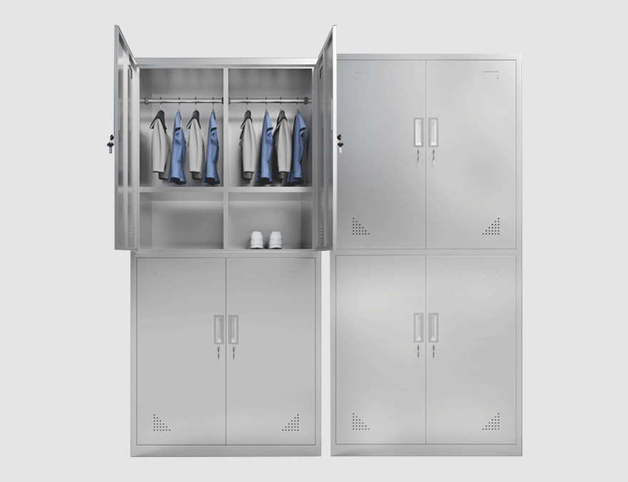 Stainless steel wardrobe