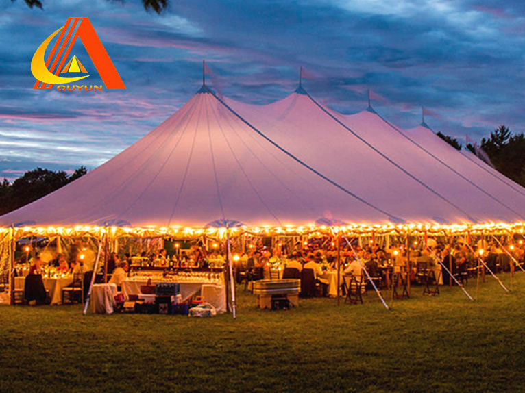 Firepoor wedding peak tent