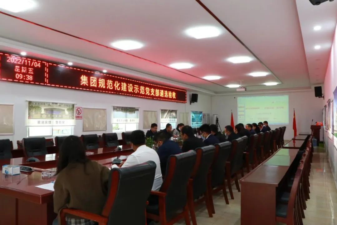 集團驗收組到第六直管部黨支部開展規(guī)范化建設(shè)示范黨支部遴選驗收