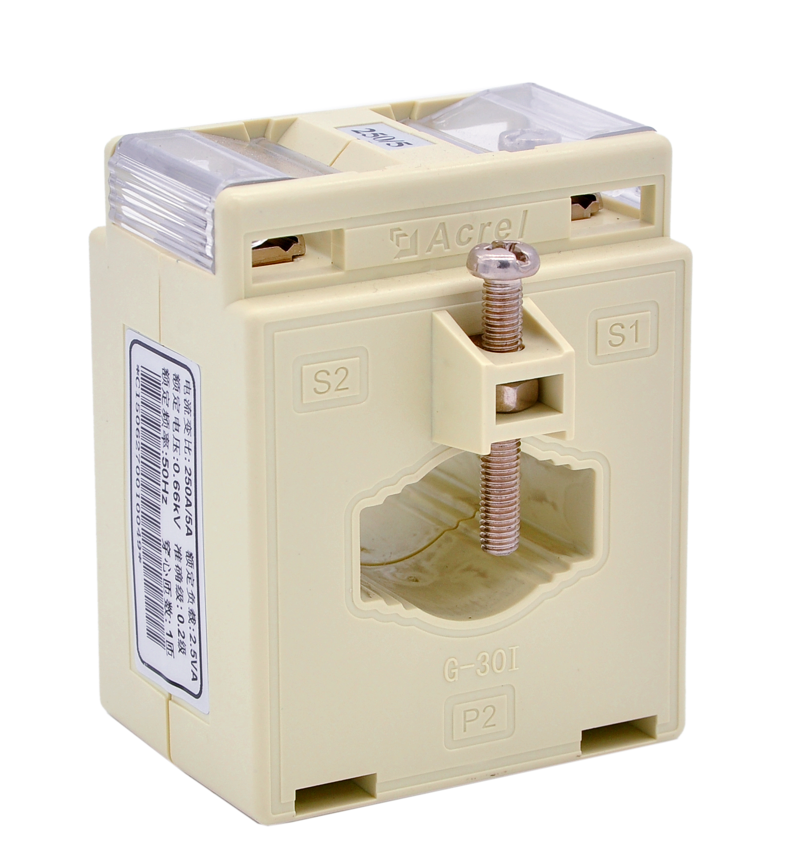 Acrel AKH-0.66/G G-170x100II Series, 5000A/5A Closed Core AC CT Current Sensor High Accuracy Current Transformers for Smart Power Meters IOT Cloud Platform Energy Consumption Monitoring
