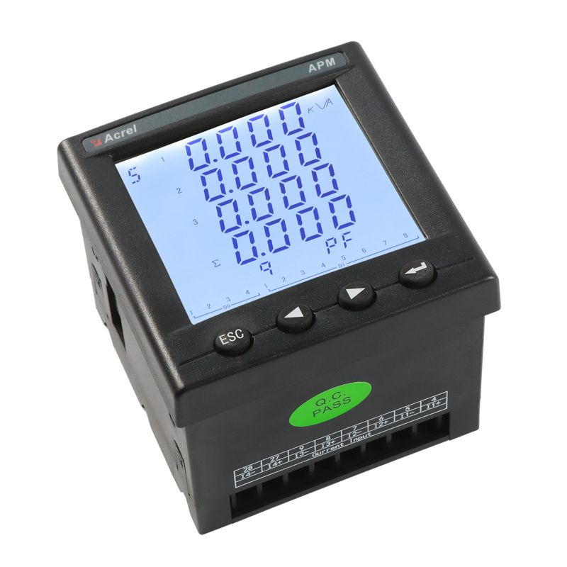 Acrel APM800 CE Approved Digital 3 Phase Ethernet Energy Meter For IOT Platform Energy Consumption Monitoring