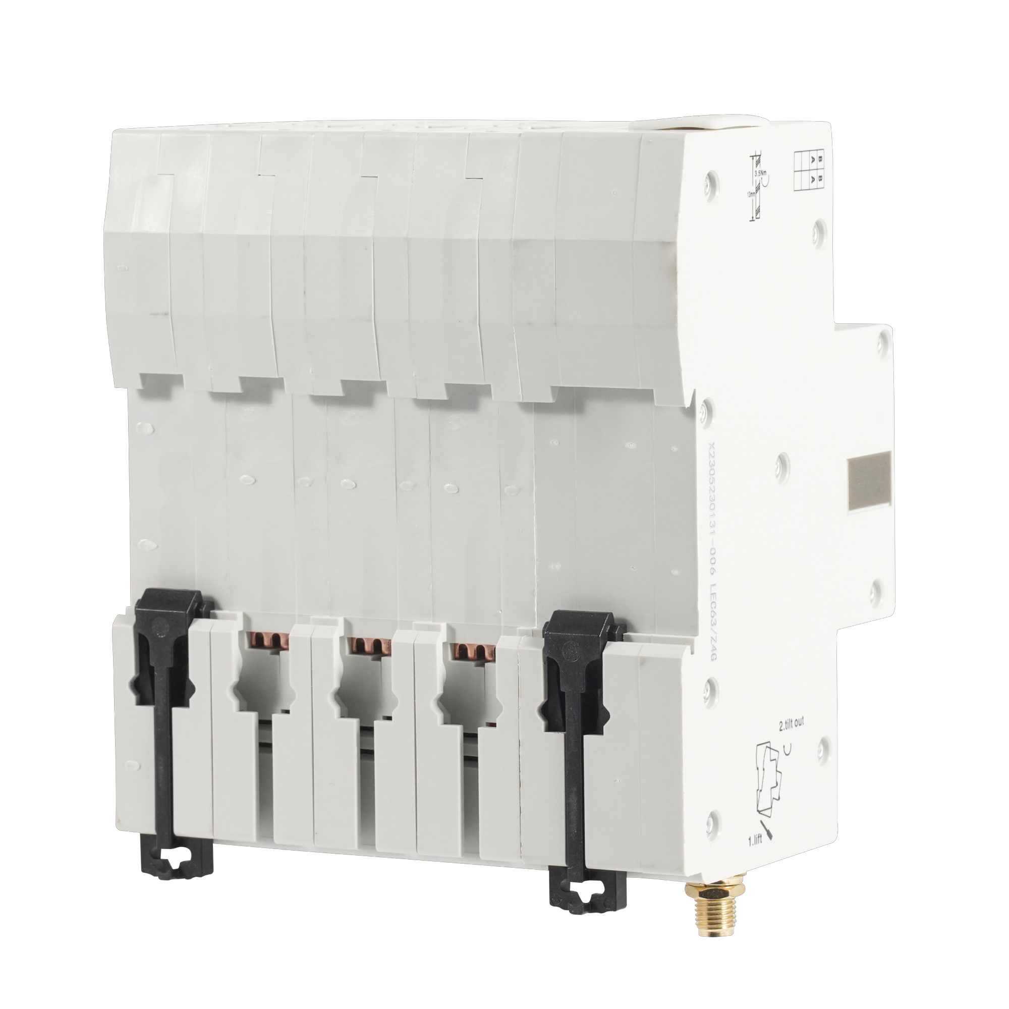 Acrel AASCB1-63-C63-4P/Z4GHW 4G Smart Circuit Breaker for Remote Control Power Monitor Power Consumption