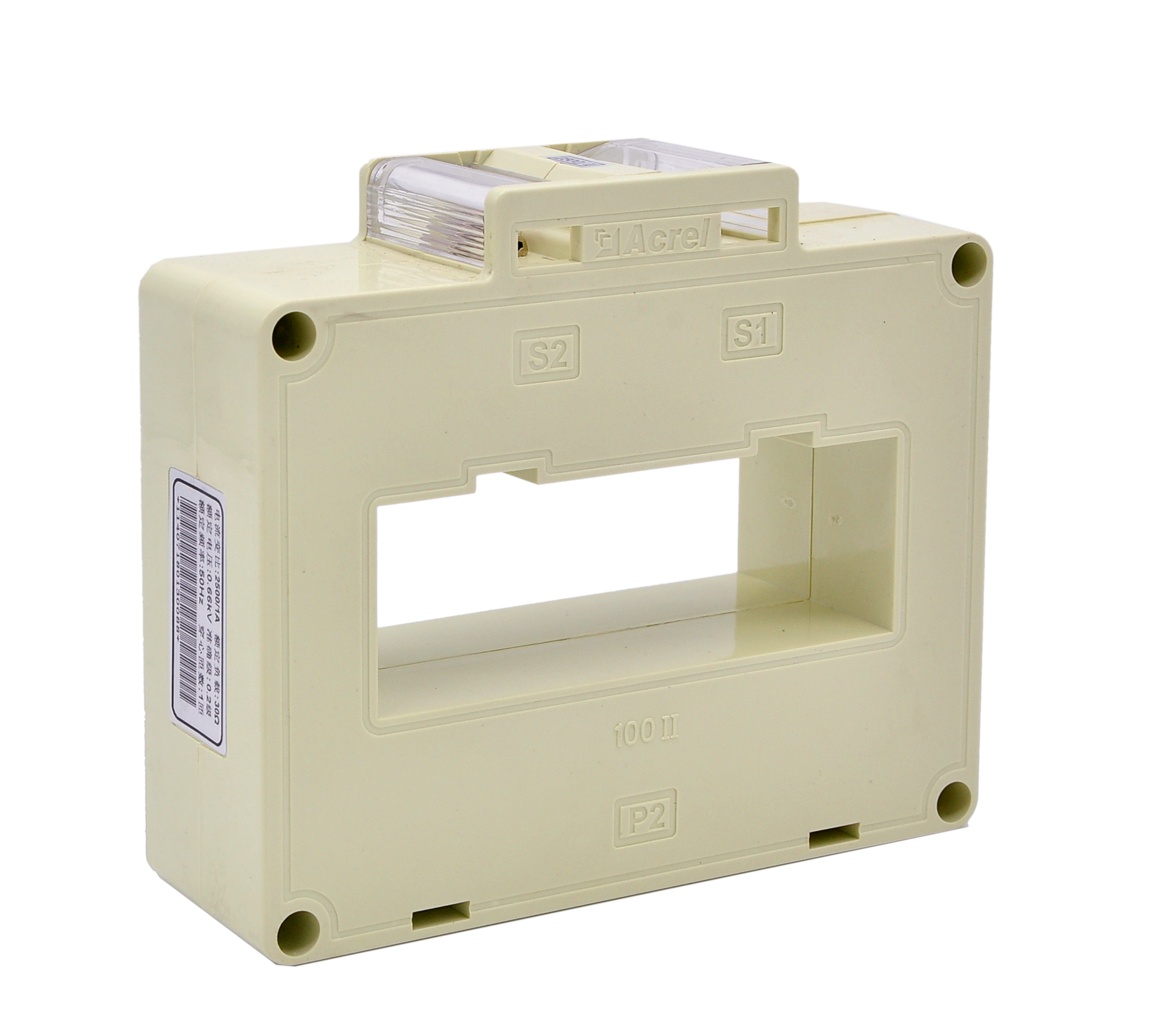 Acrel AKH-0.66/G G-170x100II Series, 5000A/5A Closed Core AC CT Current Sensor High Accuracy Current Transformers for Smart Power Meters IOT Cloud Platform Energy Consumption Monitoring
