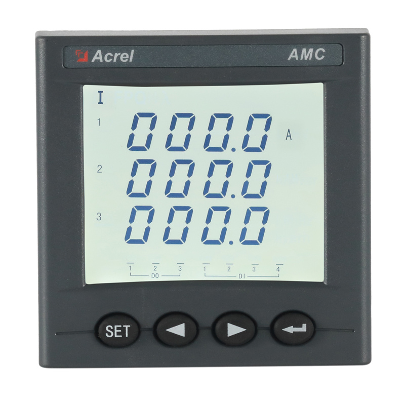 AMC72L-E4/KC CE Approved Digital 3 Phase Energy Meter For IOT Platform Energy Consumption Monitoring