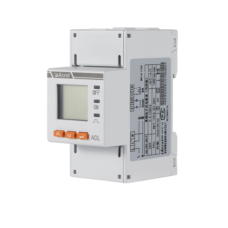 Acrel ADL200-NK/WF Single Phase Prepaid Energy Meter with WiFi and IOT Platform Energy Consumption Monitoring
